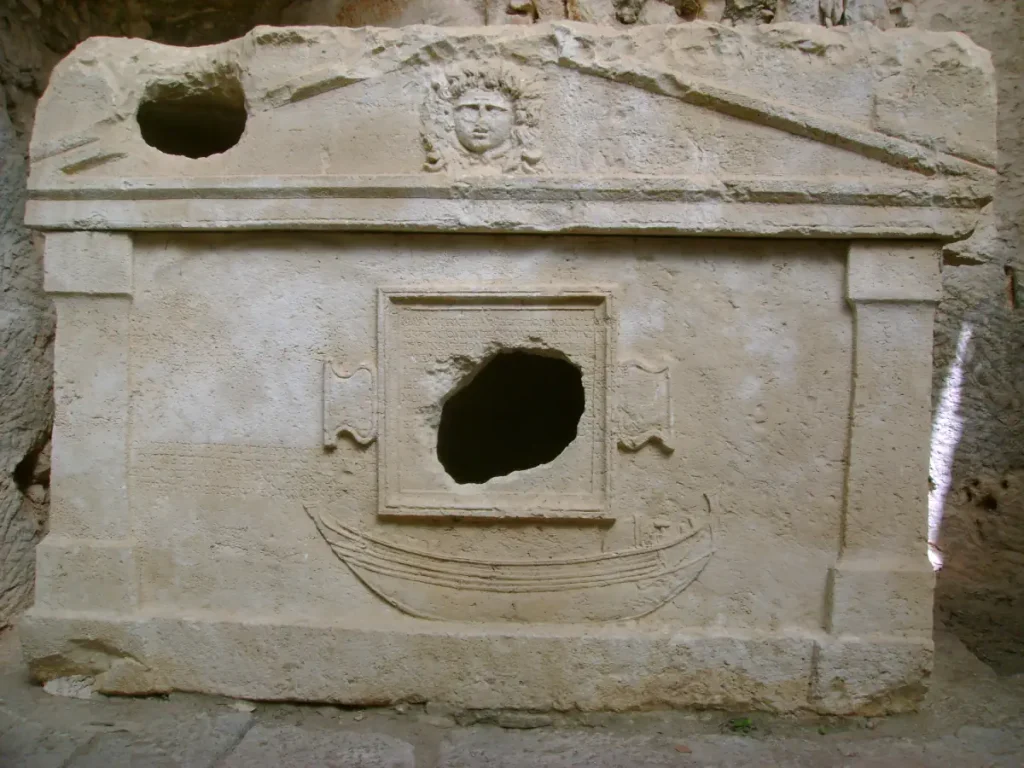 Captain Eudemos's Sarcophagus in Olympos, Turkey