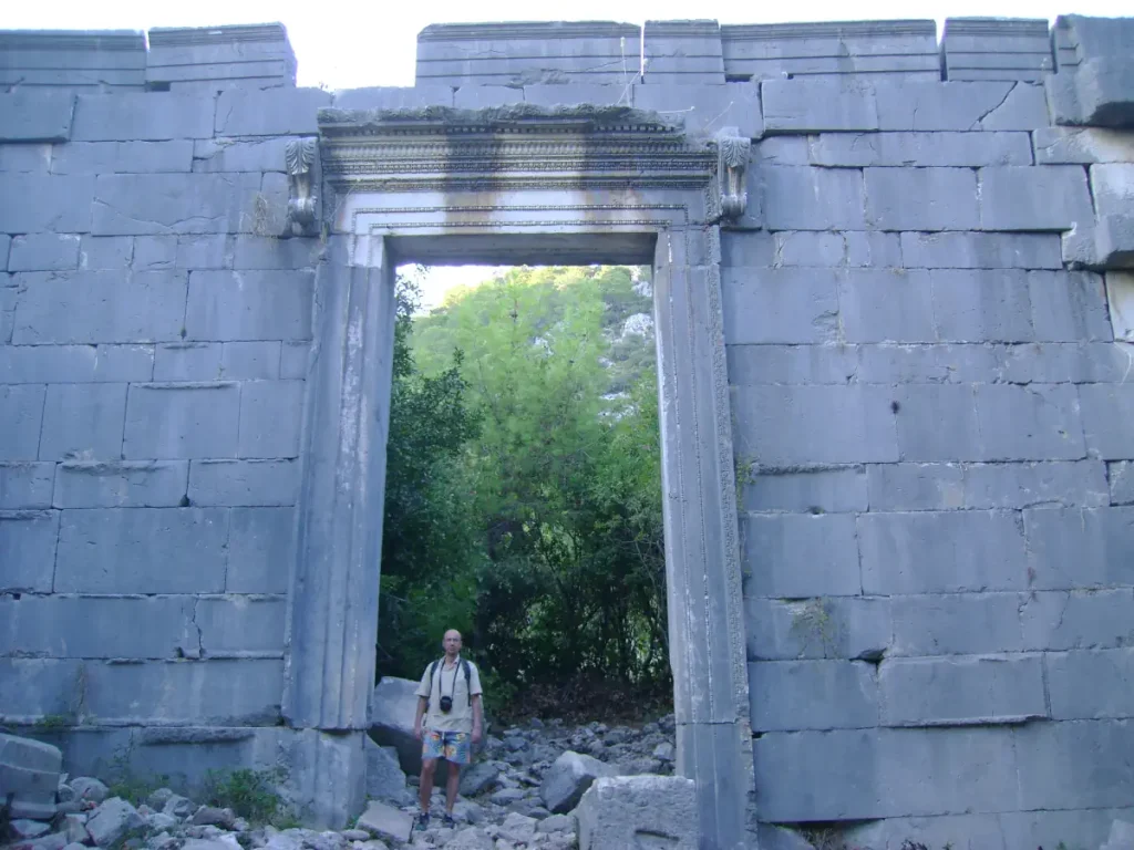 The Roman Temple in Olympos, Turkey