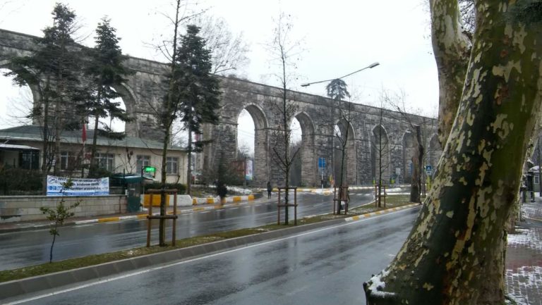 Aqueduct of Bahcekoy, Istanbul - 2017-01-28