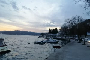 Evening at the Sarıyer shore