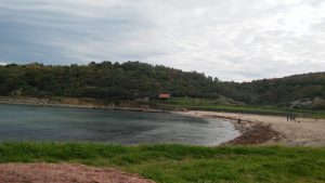Uzunya Beach, istanbul. November 26, 2017.