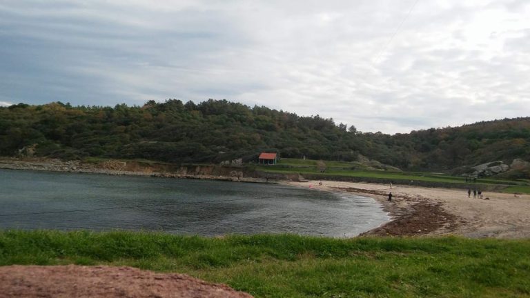 Uzunya Beach, istanbul. November 26, 2017.