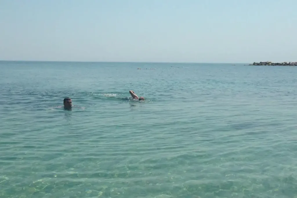 Non-Touristy Activities to do in Istanbul: swimming in the Black Sea at the Karaburun Beach
