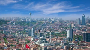 Panorama of Ankara, the capital of modern Turkey (Türkiye).