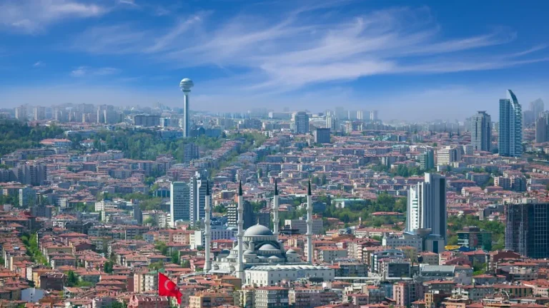 Panorama of Ankara, the capital of modern Turkey (Türkiye).
