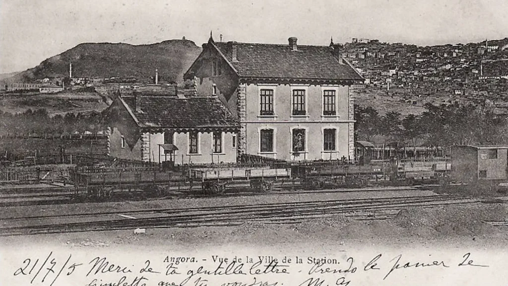 Ankara (capital of Turkey) Railway Station on July 5, 1921