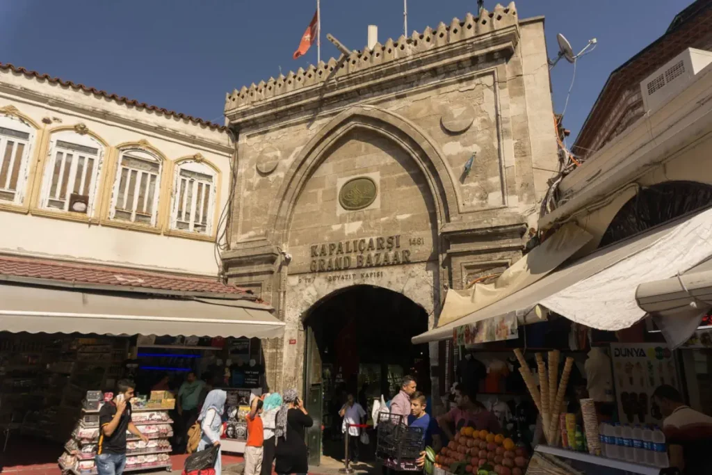 The Places Mentioned in I am Listening to Istanbul Poem: Beyazıt Entrance of the Grand Bazaar, Istanbul. I took this photo in September 2016.