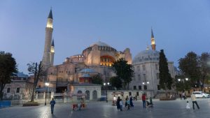Hagia Sophia, Istanbul in a September evening