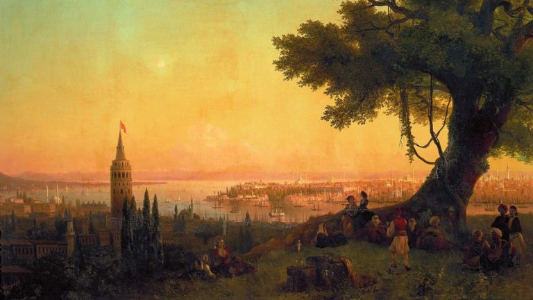 Ivan Aivazovsky: View of Constantinople by Evening Light